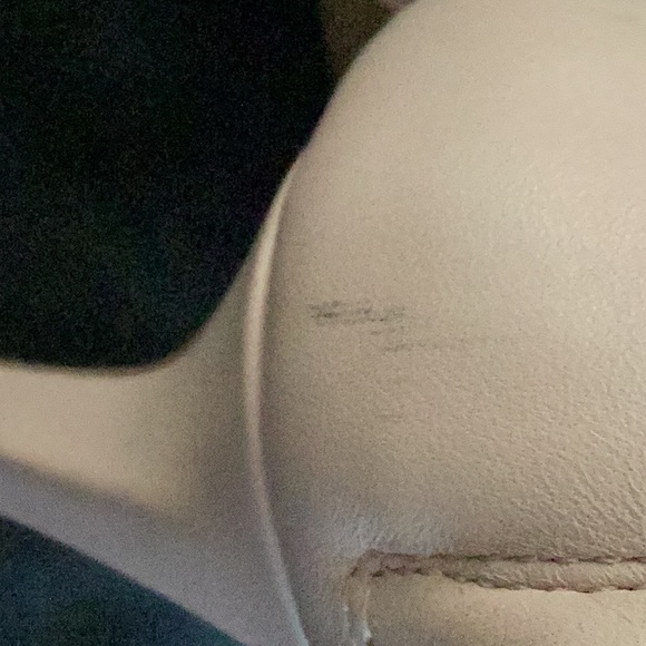 BCBGeneration tie up sandals size 7.5 color is a very light pink. - Picture 3 of 5